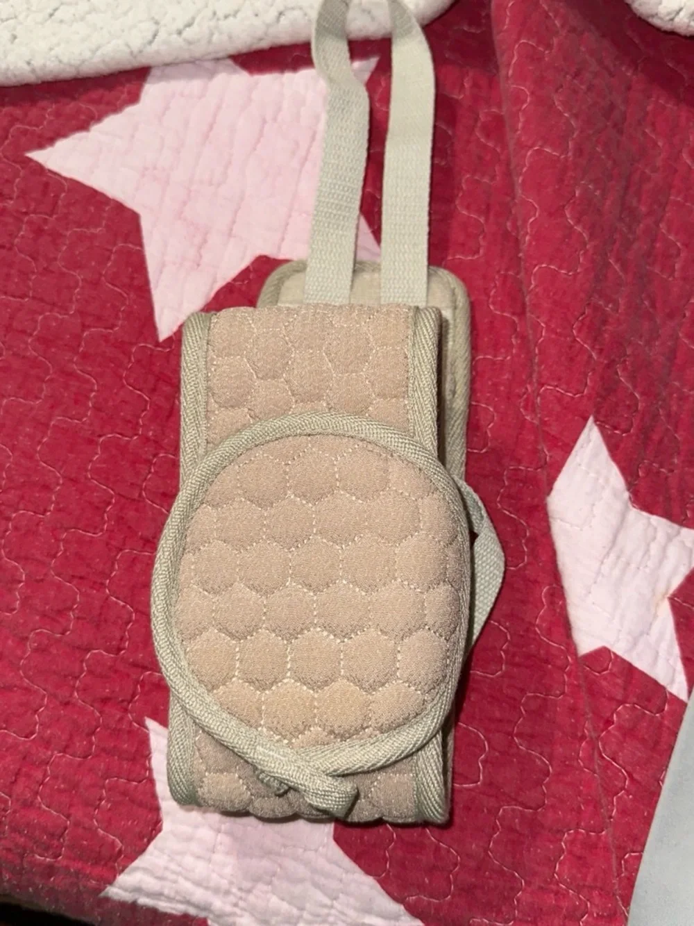 New SUNTEE Exfoliating Back Scrubber - White Packaging